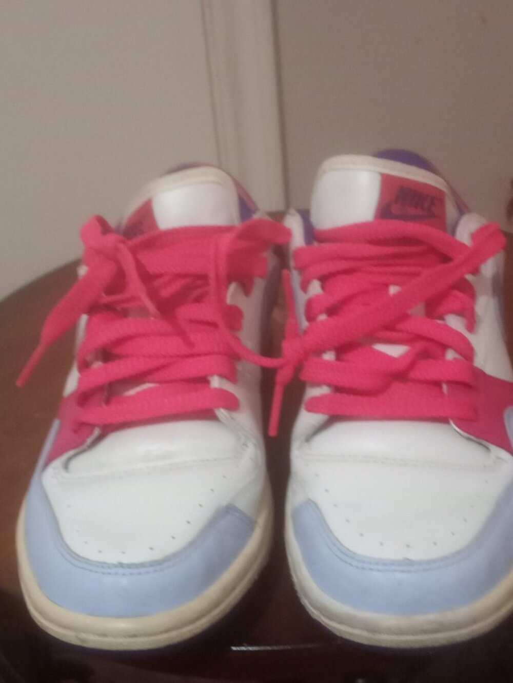 Nike Court Force White/Pink/Blue 316399-151 Women's Trainers Size 7 - Picture 5 of 14